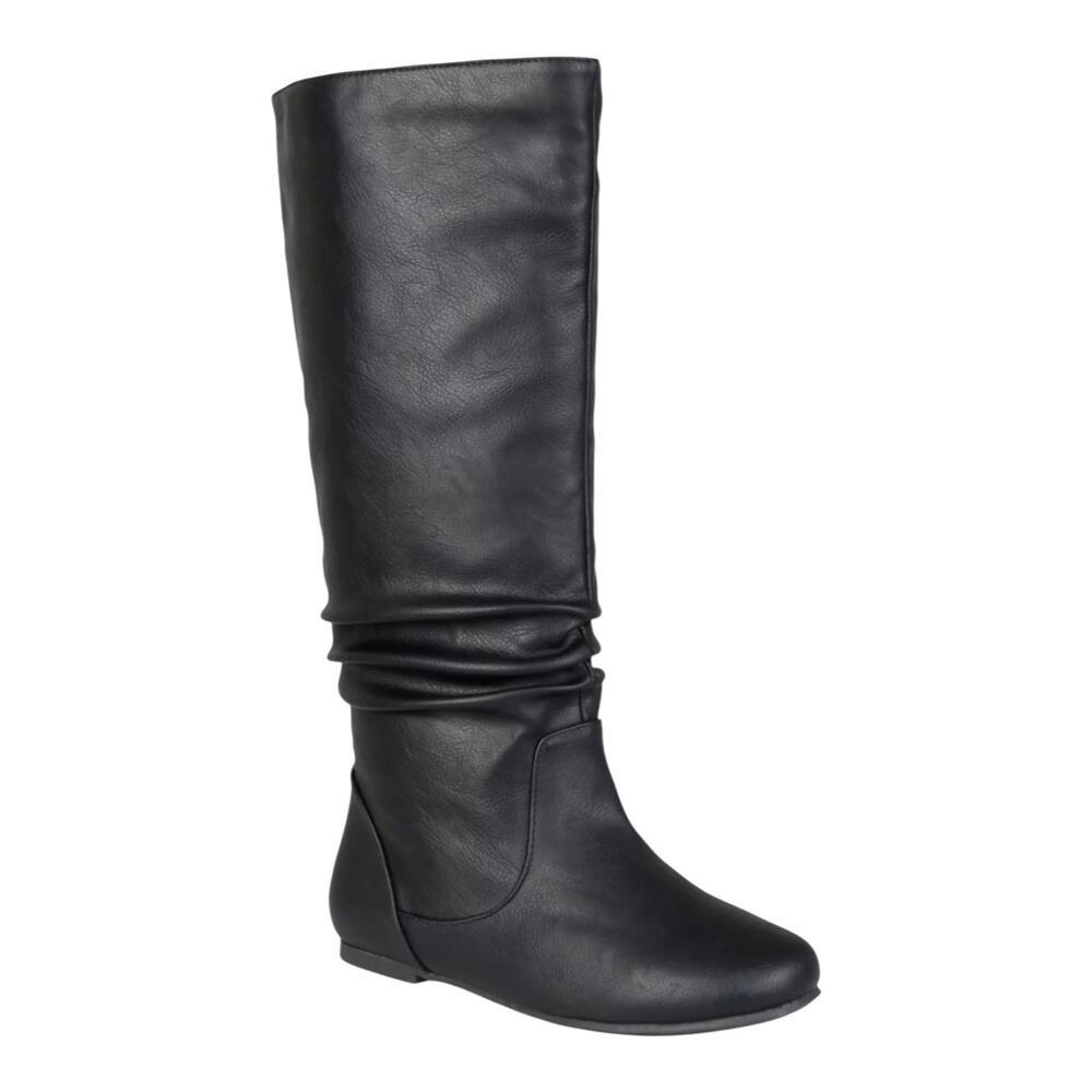 Journee Women's Jayne Slouchy Knee High Boots Black Size 8 1/2 M